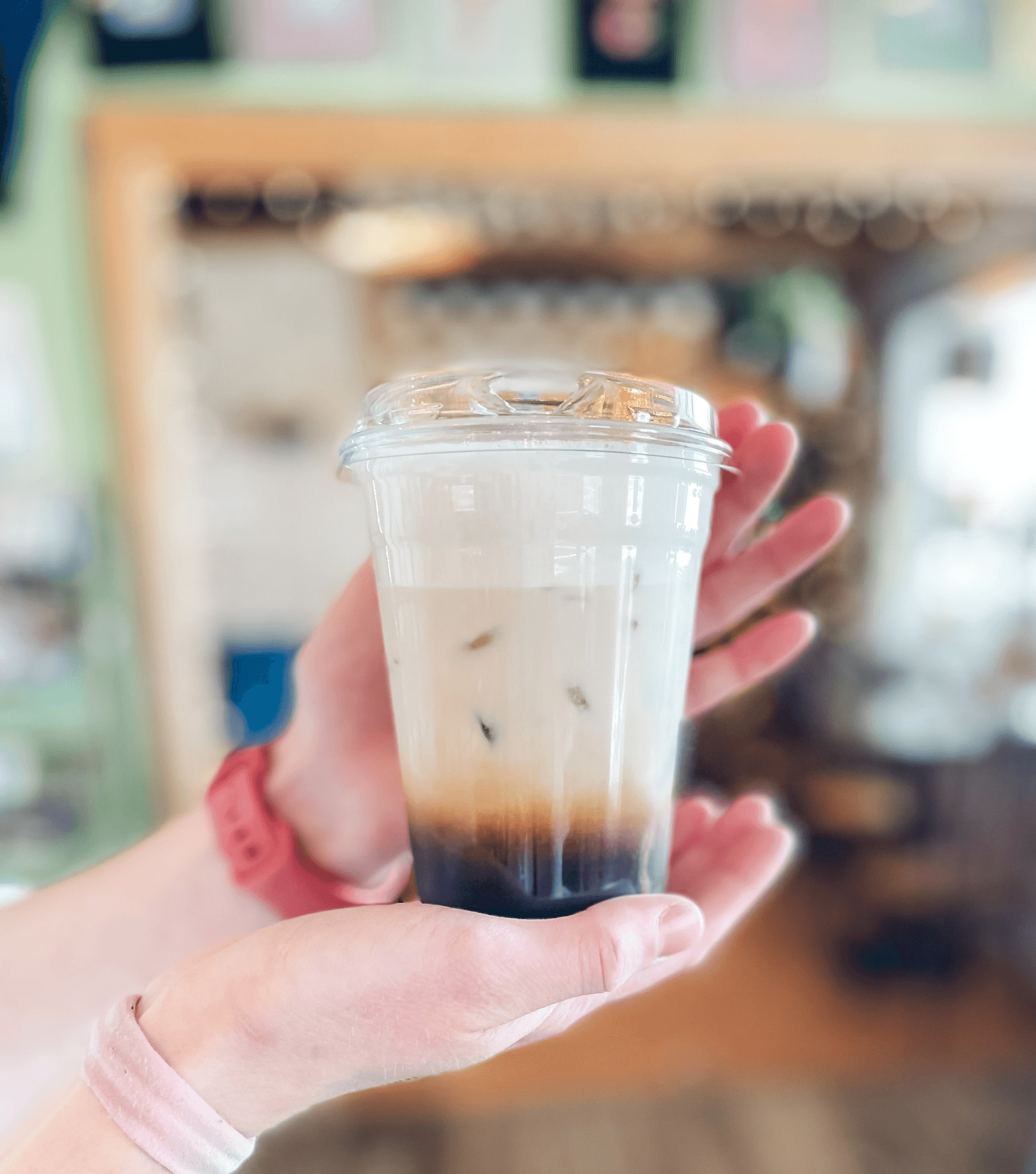 Coffee and baked goods wrapped in our signature winter scene. at Hill Top